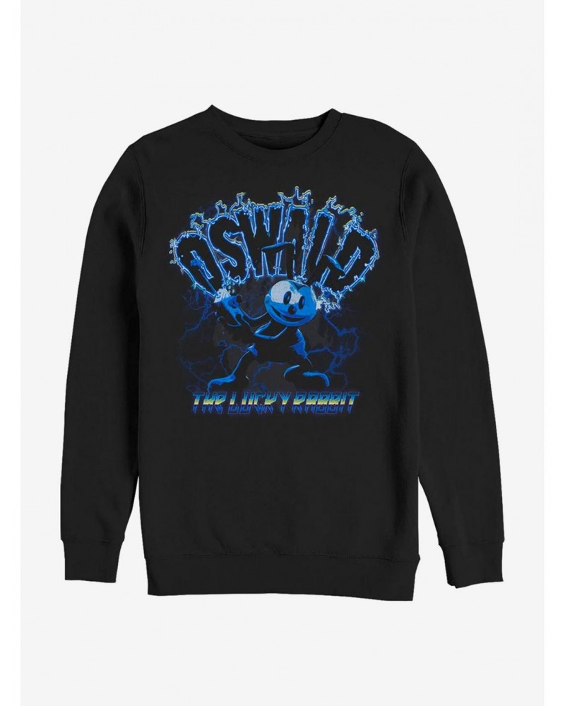 Disney Mickey Mouse Oswald Lightning Crew Sweatshirt $8.86 Sweatshirts