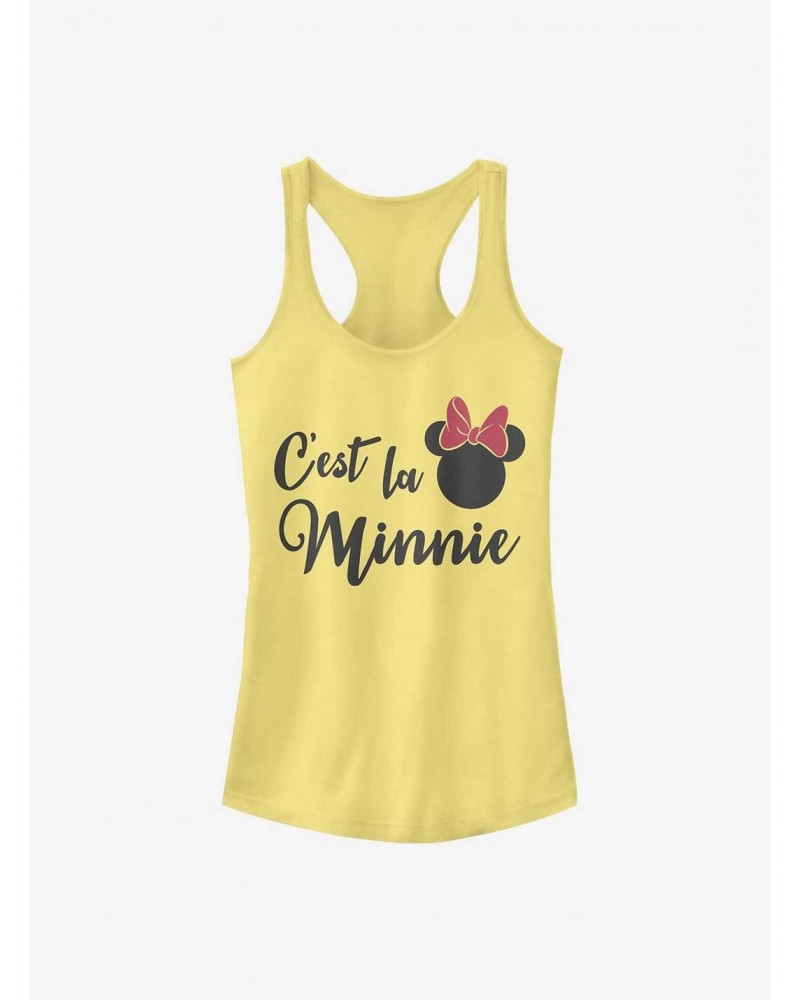 Disney Minnie Mouse C'est La Minnie Girls Tank $6.97 Tanks