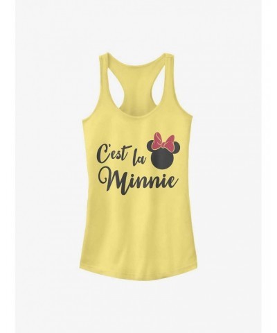 Disney Minnie Mouse C'est La Minnie Girls Tank $6.97 Tanks