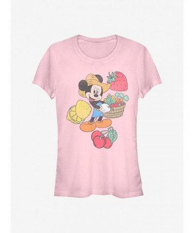 Disney Mickey Mouse Farmer Mickey Girls T-Shirt $7.57 T-Shirts