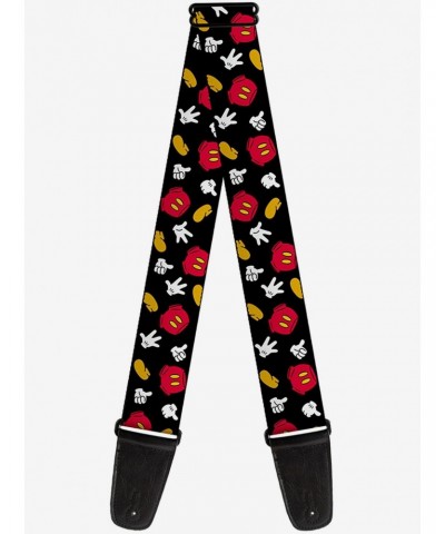 Disney Mickey Mouse Costume Elements Scattered Guitar Strap $10.46 Guitar Straps