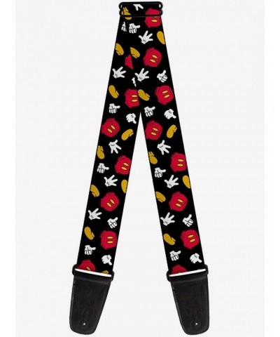 Disney Mickey Mouse Costume Elements Scattered Guitar Strap $10.46 Guitar Straps