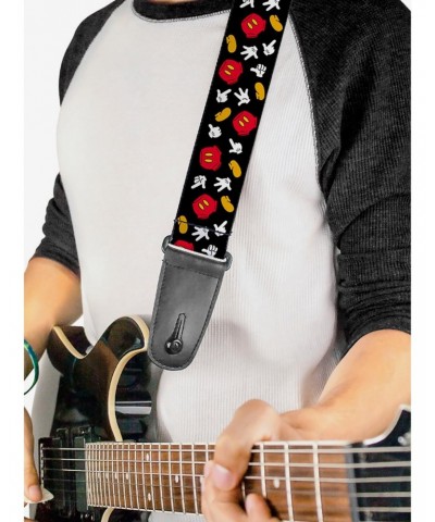 Disney Mickey Mouse Costume Elements Scattered Guitar Strap $10.46 Guitar Straps