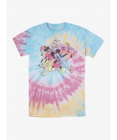 Disney Mickey Mouse Group Run Tie Dye T-Shirt $8.50 T-Shirts