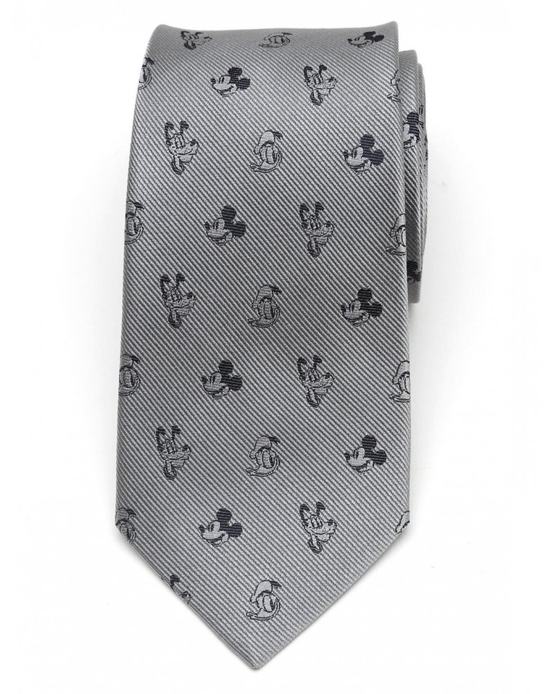 Disney Mickey and Friends Gray Tie $31.95 Ties