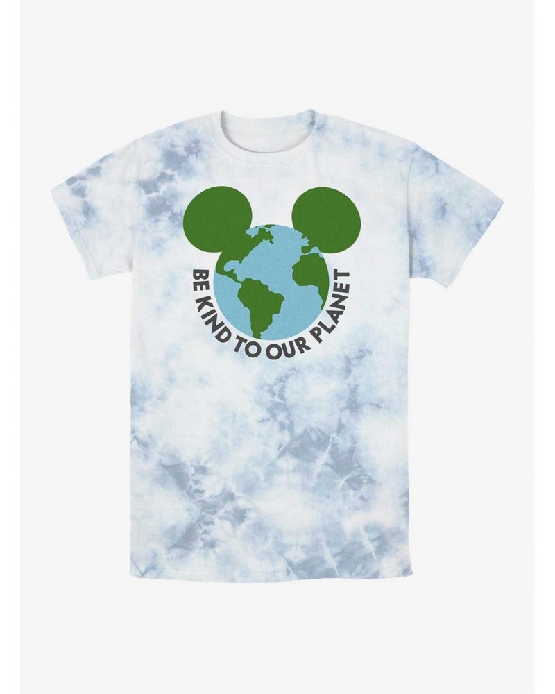 Disney Mickey Mouse Be Kind To Our Planet Tie-Dye T-Shirt $7.25 T-Shirts