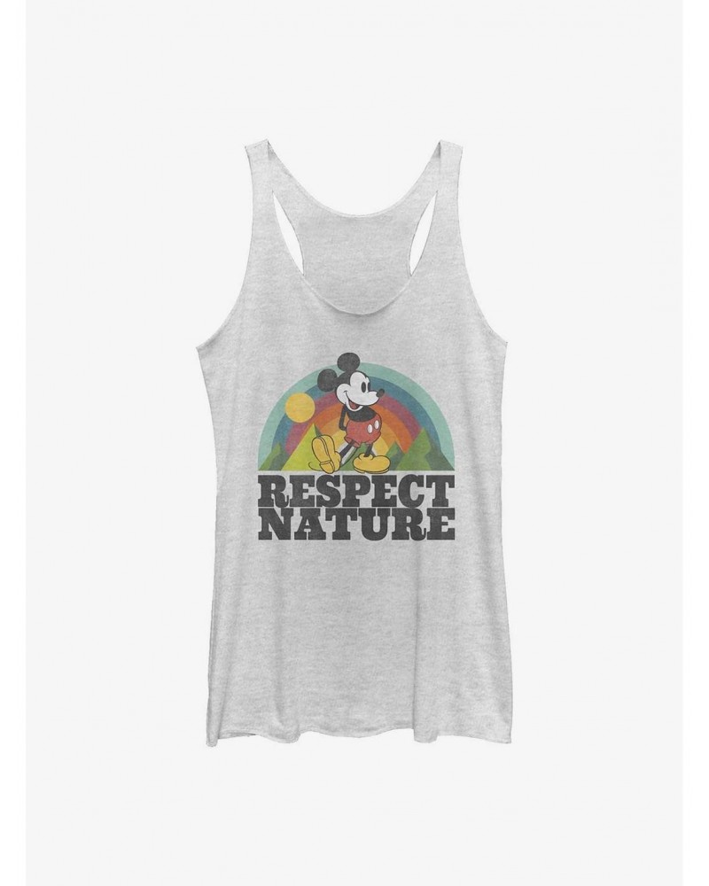 Disney Mickey Mouse Respect Nature Girls Tank $8.50 Tanks