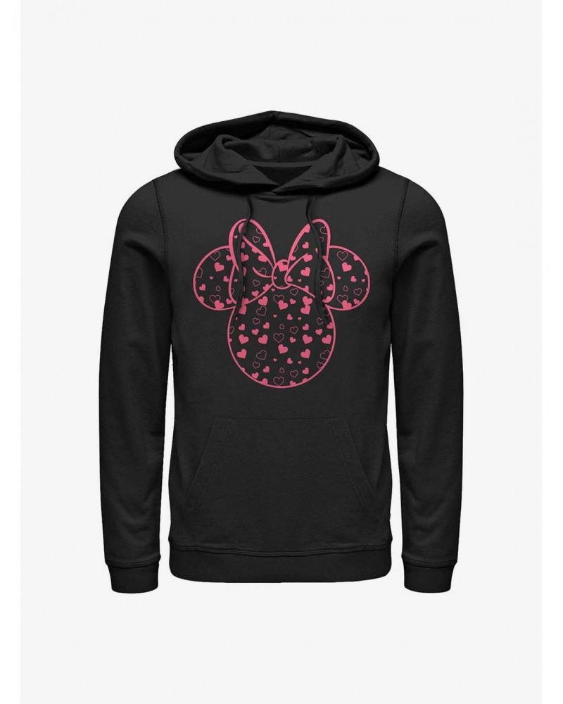 Disney Minnie Mouse Minnie Hearts Fill Hoodie $11.85 Hoodies