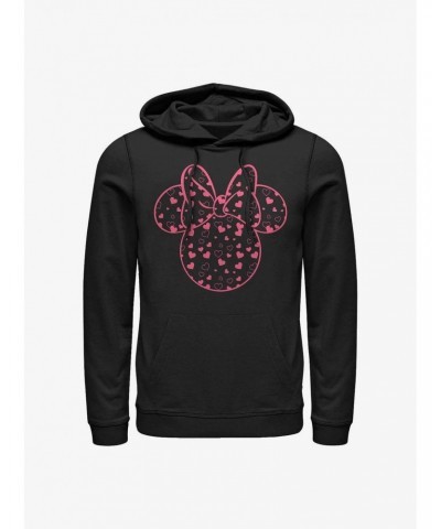 Disney Minnie Mouse Minnie Hearts Fill Hoodie $11.85 Hoodies