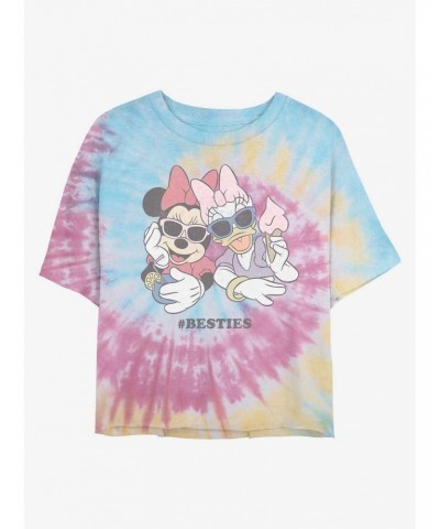 Disney Minnie Mouse Besties Tie Dye Crop Girls T-Shirt $9.90 T-Shirts