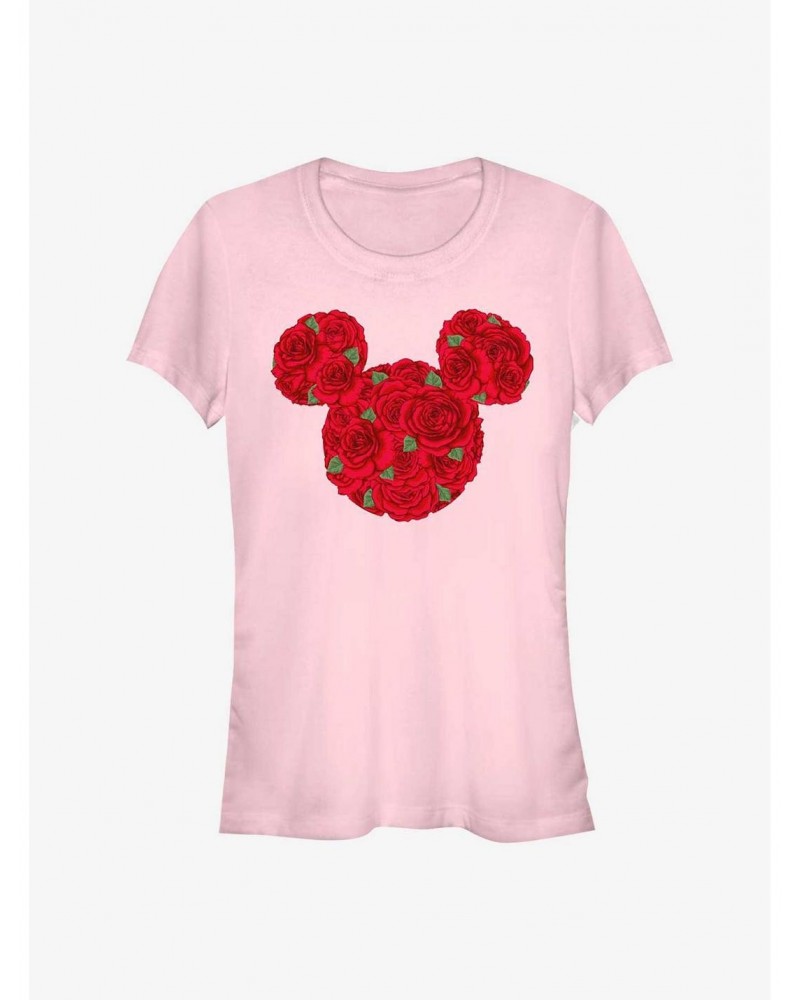 Disney Mickey Mouse Roses Girls T-Shirt $8.96 T-Shirts