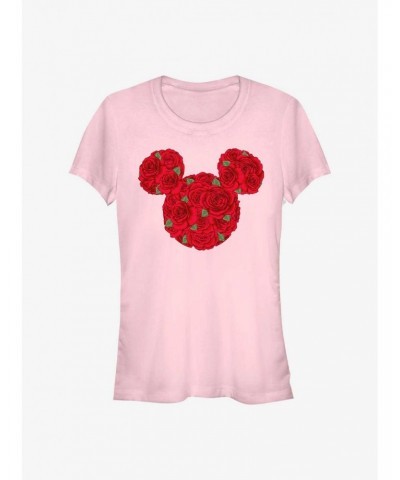 Disney Mickey Mouse Roses Girls T-Shirt $8.96 T-Shirts