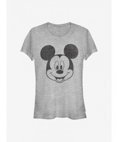 Disney Mickey Mouse Mickey Face Girls T-Shirt $9.56 T-Shirts