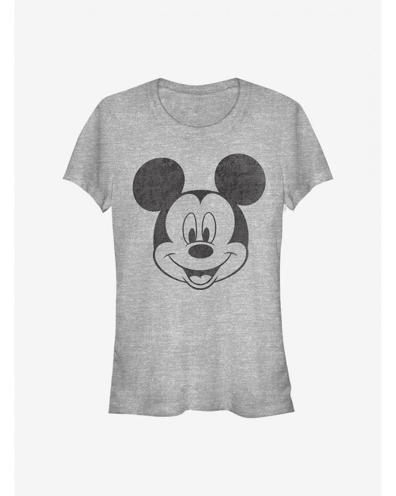 Disney Mickey Mouse Mickey Face Girls T-Shirt $9.56 T-Shirts