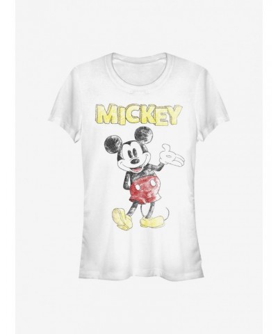 Disney Mickey Mouse Sketchy Mickey Girls T-Shirt $7.37 T-Shirts