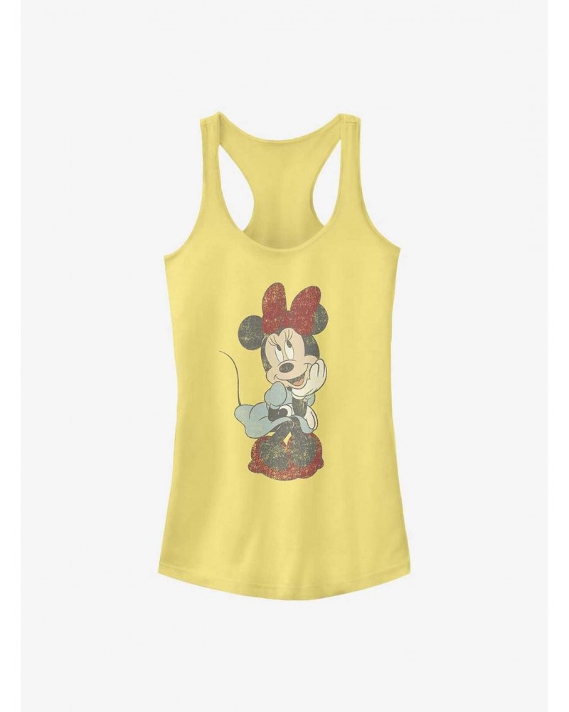 Disney Minnie Mouse Simple Minnie Sit Girls Tank $7.57 Tanks