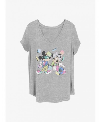 Disney Mickey Mouse 80S Minnie Mickey Girls T-Shirt Plus Size $7.86 T-Shirts