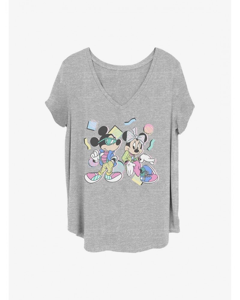 Disney Mickey Mouse 80S Minnie Mickey Girls T-Shirt Plus Size $7.86 T-Shirts