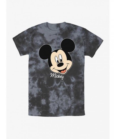 Disney Mickey Mouse Big Face Tie-Dye T-Shirt $9.74 T-Shirts