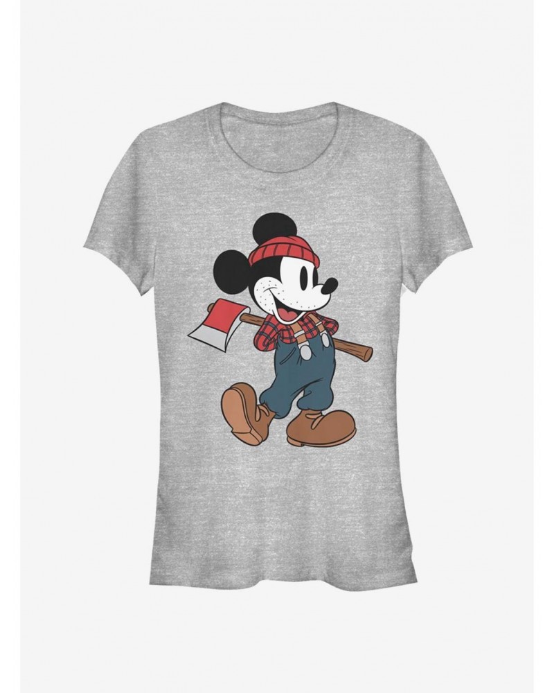 Disney Mickey Mouse Lumberjack Classic Girls T-Shirt $9.76 T-Shirts