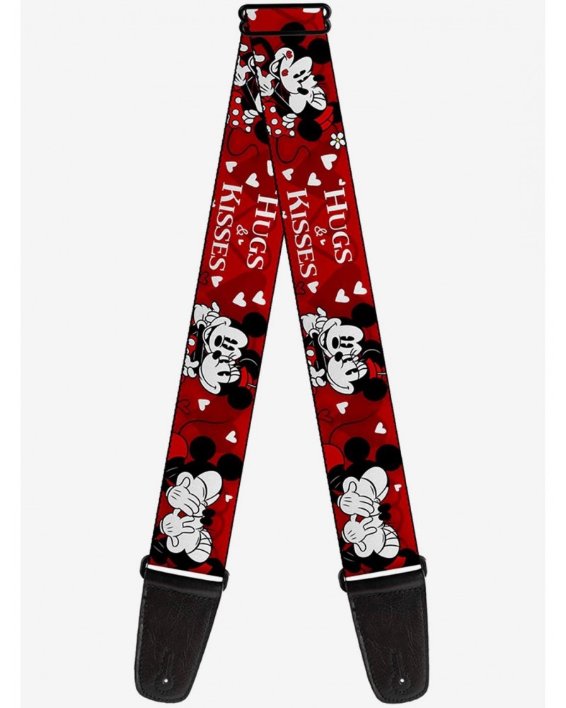 Disney Mickey Mouse and Minnie Hugs Kisses Poses Guitar Strap $11.70 Guitar Straps