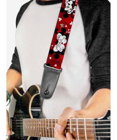 Disney Mickey Mouse and Minnie Hugs Kisses Poses Guitar Strap $11.70 Guitar Straps