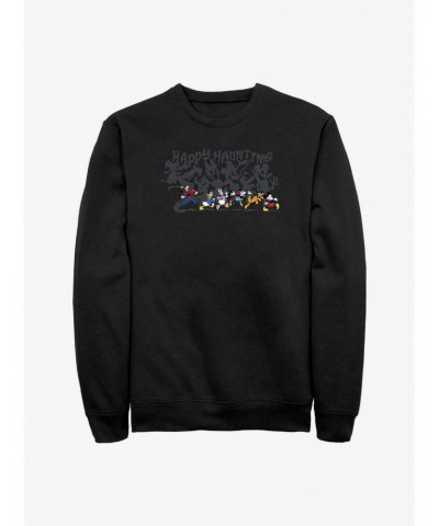 Disney Mickey Mouse Happy Haunting Sweatshirt $11.81 Sweatshirts