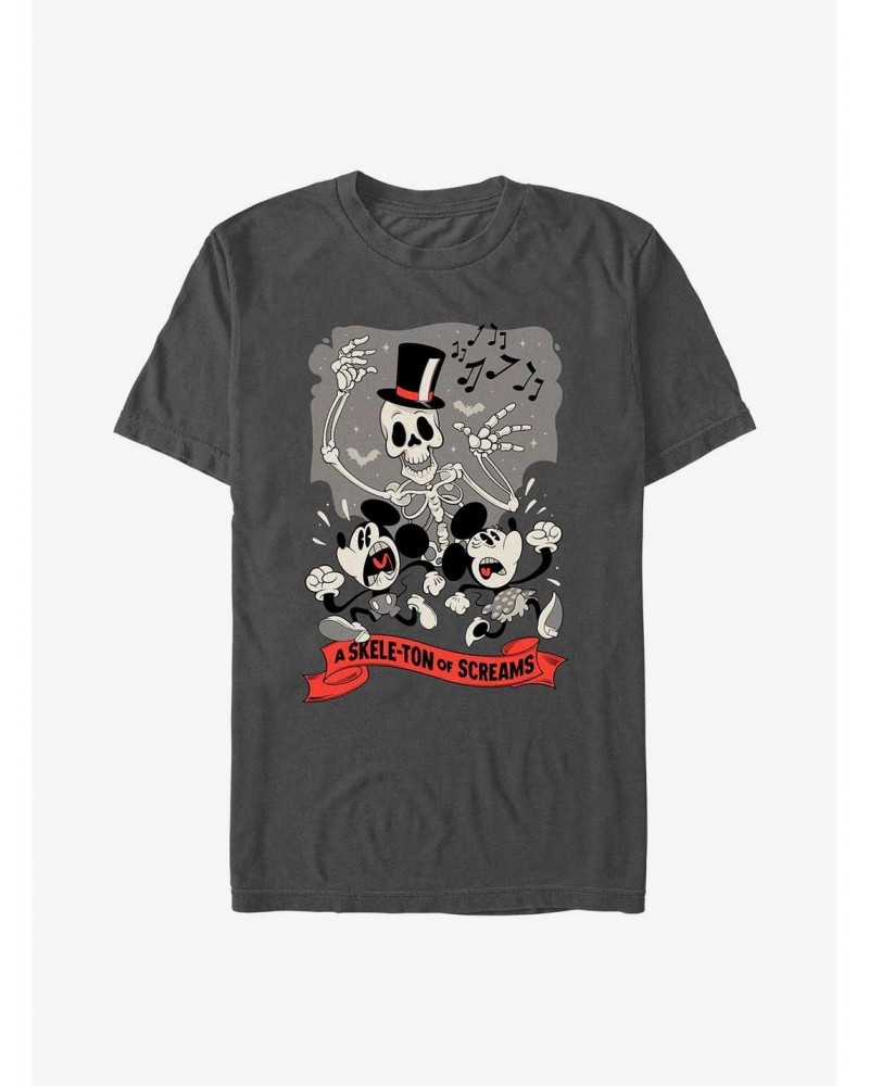 Disney Mickey Mouse A Skele-Ton of Screams T-Shirt $6.12 T-Shirts