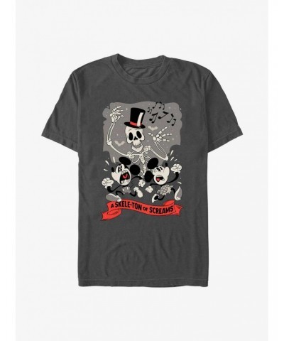 Disney Mickey Mouse A Skele-Ton of Screams T-Shirt $6.12 T-Shirts