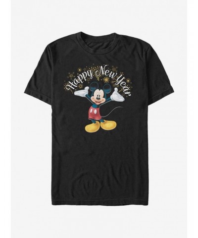 Disney Mickey Mouse Mickey Happy New Year T-Shirt $8.41 T-Shirts