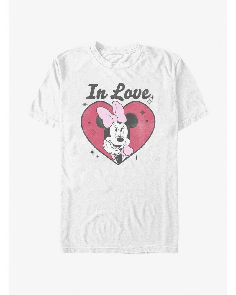 Disney Minnie Mouse In Love Extra Soft T-Shirt $11.96 T-Shirts