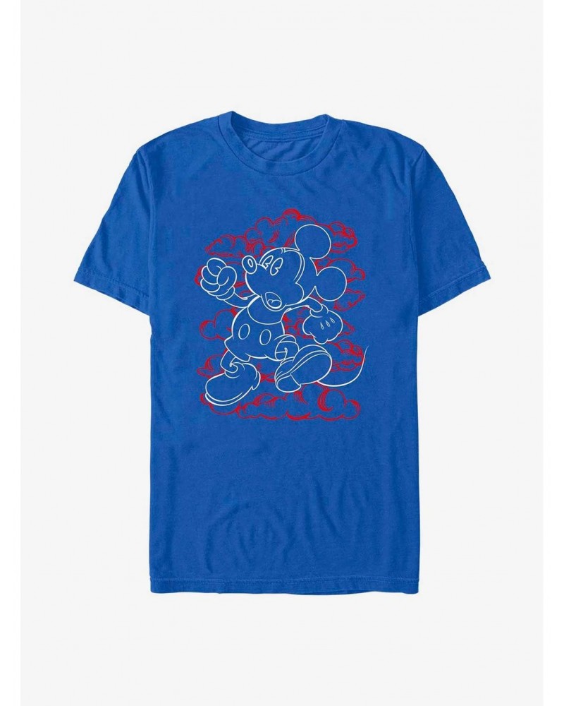 Disney Mickey Mouse In The Clouds T-Shirt $8.80 T-Shirts