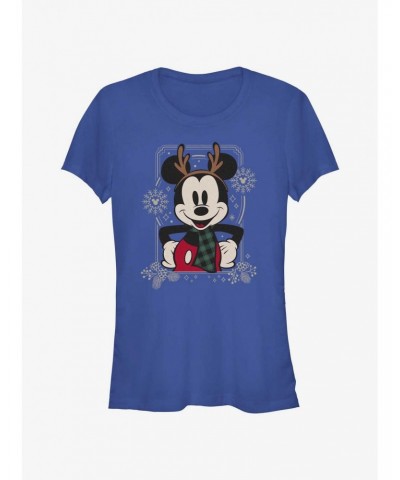 Disney Mickey Mouse Winter Ready Girls T-Shirt $6.97 T-Shirts