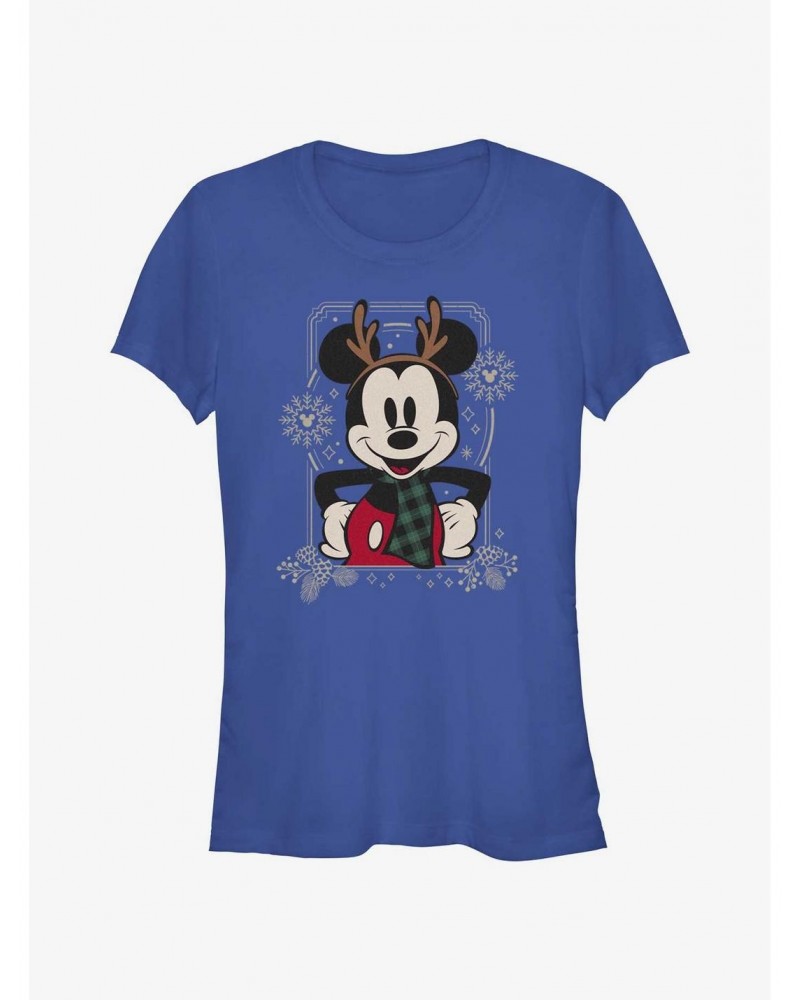 Disney Mickey Mouse Winter Ready Girls T-Shirt $6.97 T-Shirts