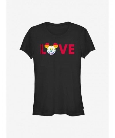 Disney Mickey Mouse Mickey Love Pride Rainbow T-Shirt $7.97 T-Shirts