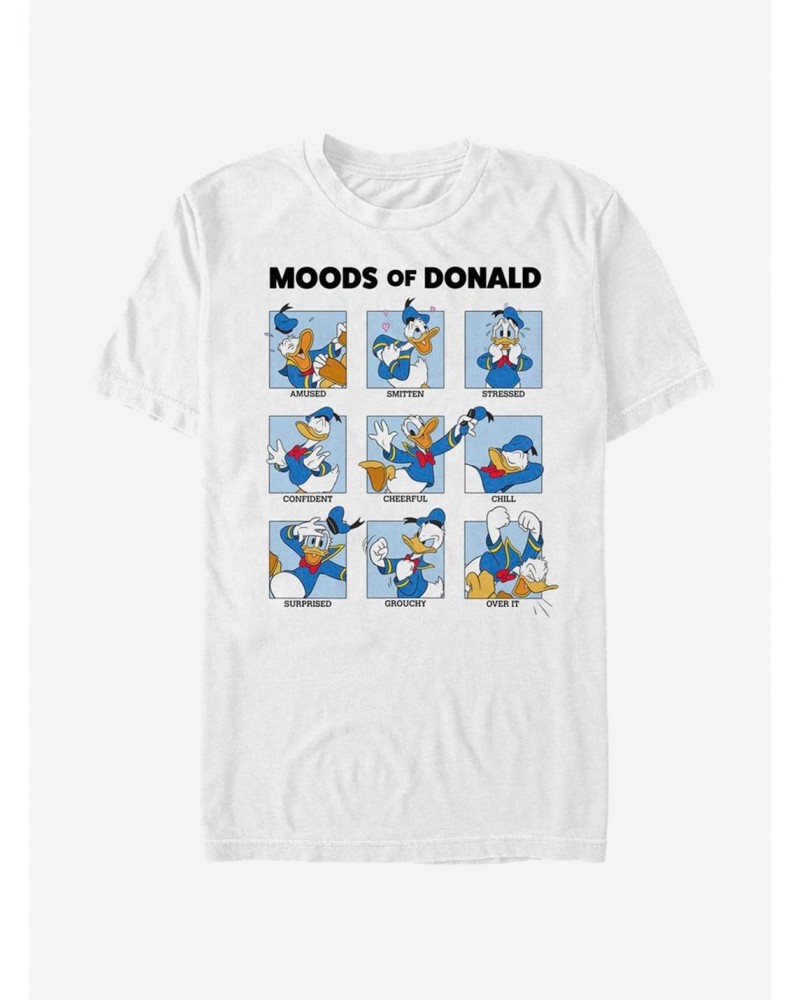 Disney Donald Duck Donald Moods T-Shirt $7.07 T-Shirts