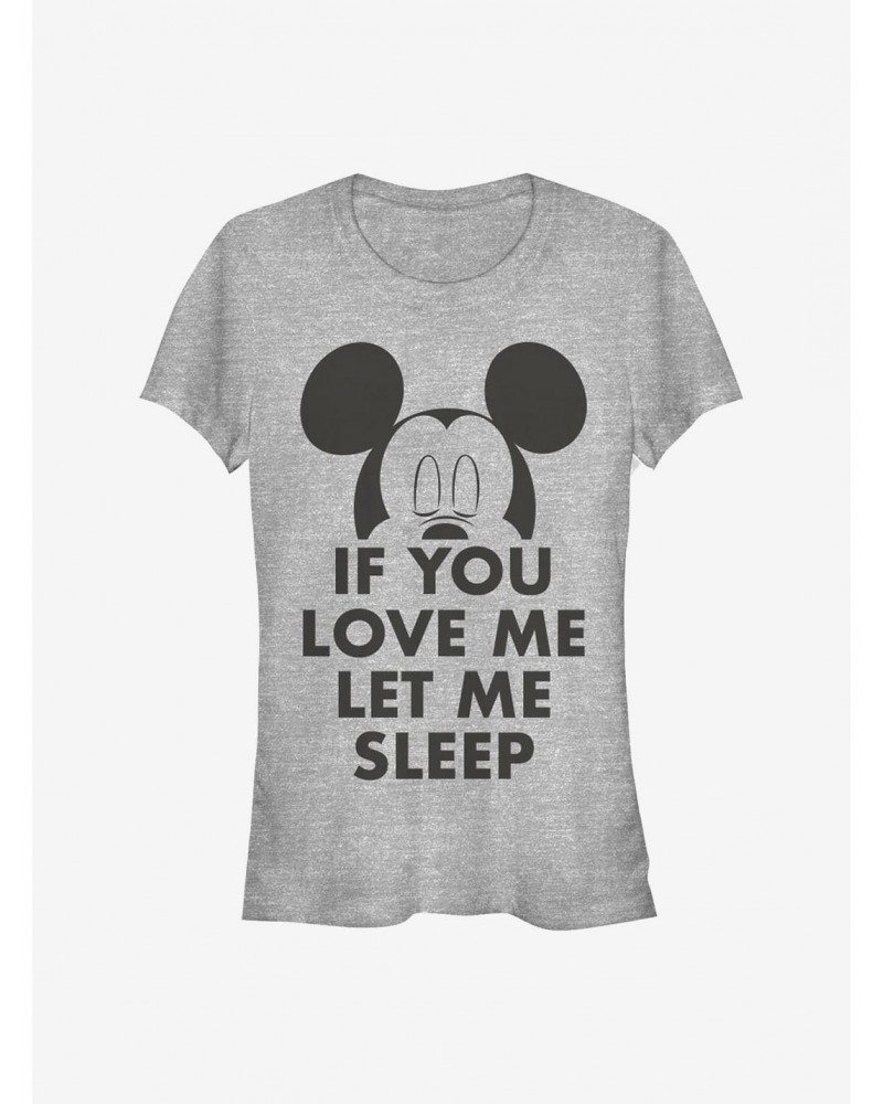 Disney Mickey Mouse Let Me Sleep Girls T-Shirt $9.96 T-Shirts