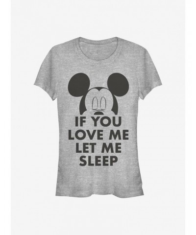 Disney Mickey Mouse Let Me Sleep Girls T-Shirt $9.96 T-Shirts