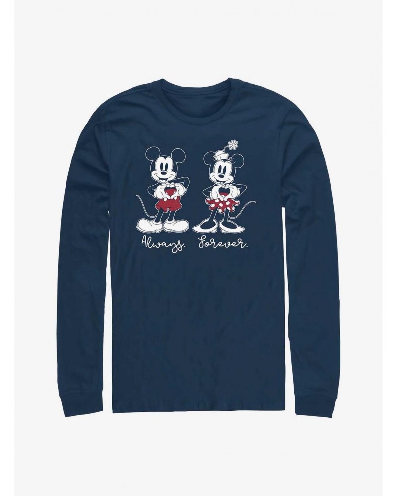 Disney Mickey Mouse Always Forever Long-Sleeve T-Shirt $11.05 T-Shirts