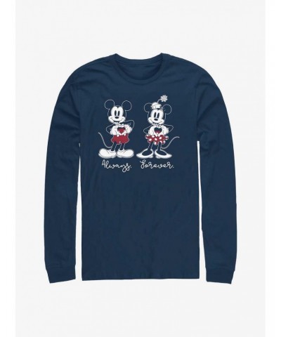 Disney Mickey Mouse Always Forever Long-Sleeve T-Shirt $11.05 T-Shirts