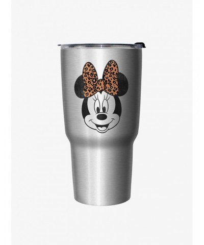 Disney Mickey Mouse Minnie Leopard Bow Travel Mug $7.18 Mugs