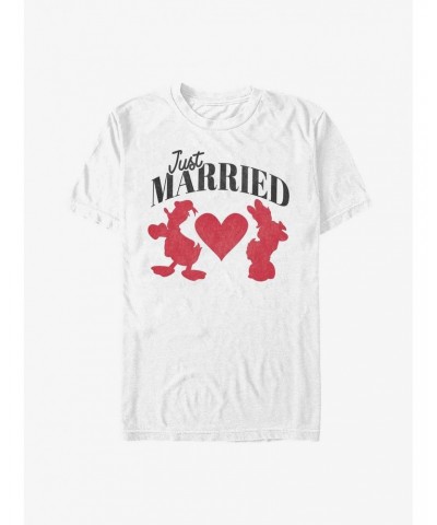 Disney Mickey Mouse Just Married T-Shirt $9.37 T-Shirts