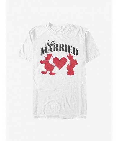 Disney Mickey Mouse Just Married T-Shirt $9.37 T-Shirts