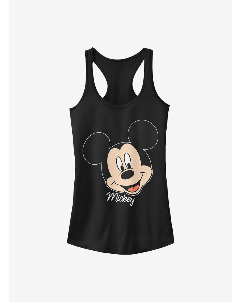 Disney Mickey Mouse Mickey Big Face Girls Tank $9.56 Tanks