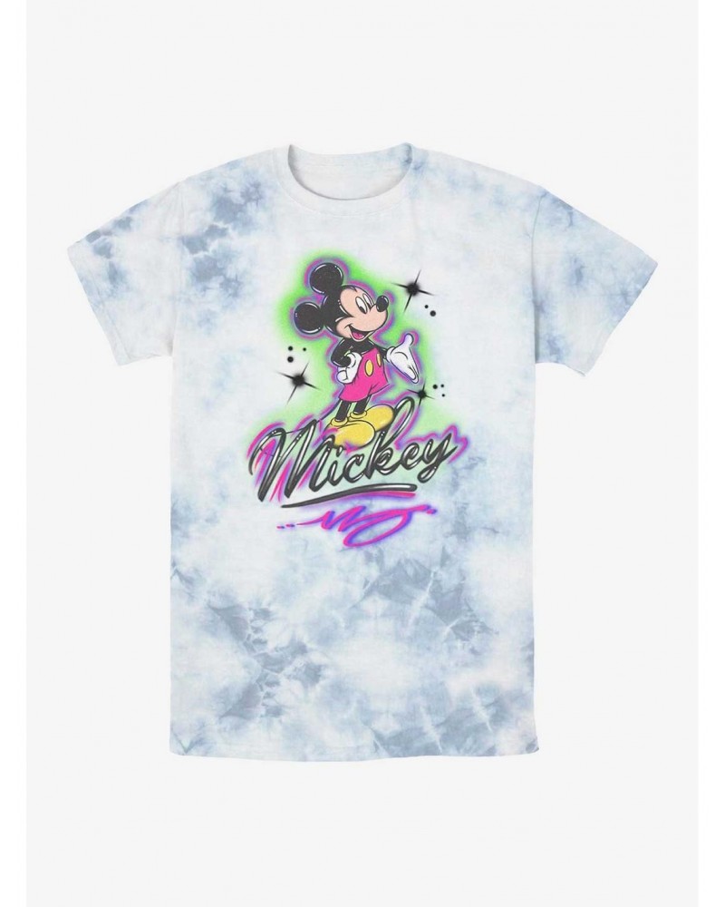 Disney Mickey Mouse Airbrush Mickey Tie-Dye T-Shirt $8.50 T-Shirts