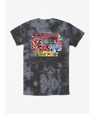 Disney Mickey Mouse Perodic Table of Classics Tie-Dye T-Shirt $6.84 T-Shirts