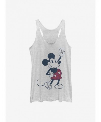 Disney Mickey Mouse Plaid Mickey Girls Tank $10.36 Tanks