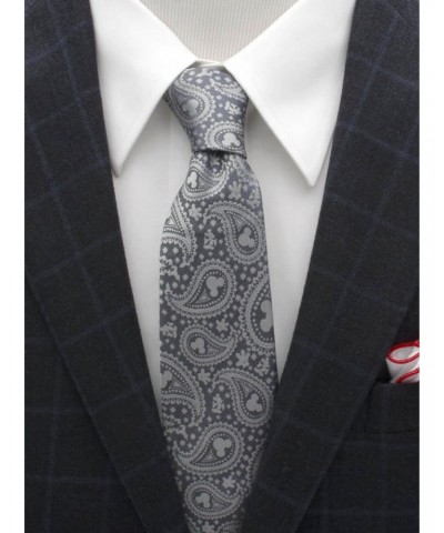 Disney Mickey Mouse Gray Paisley Mens Tie $29.39 Ties