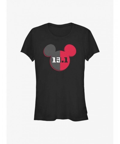 Disney Mickey Mouse 13.1 Half Marathon Ears Girls T-Shirt $9.36 T-Shirts