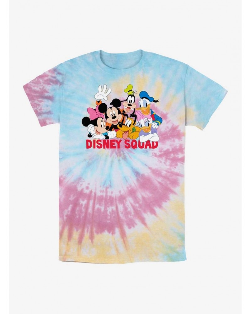 Disney Mickey Mouse Disney Squad Tie Dye T-Shirt $7.87 T-Shirts